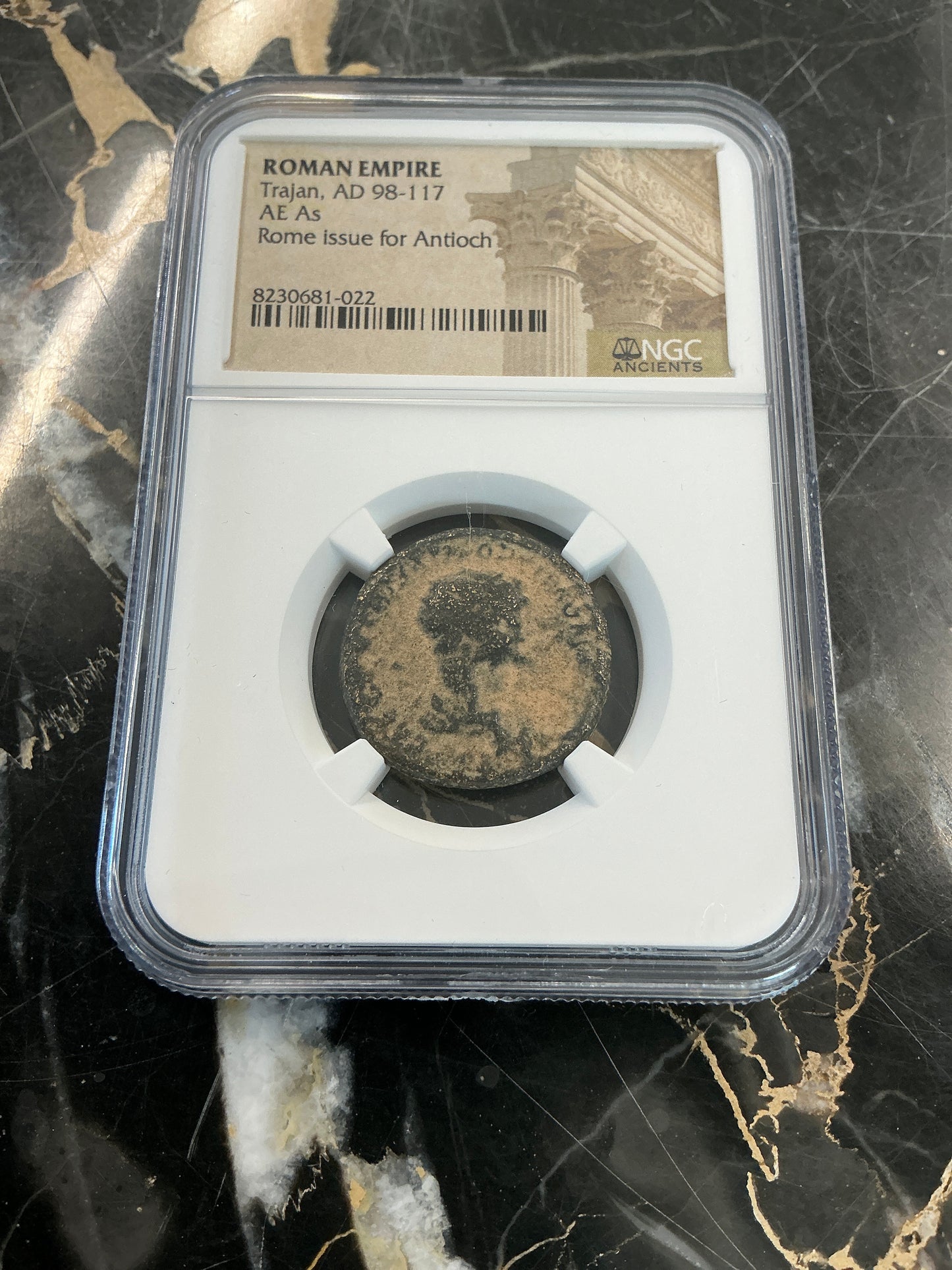 Ancient Coin Roman Empire Trajan, AD 98-117