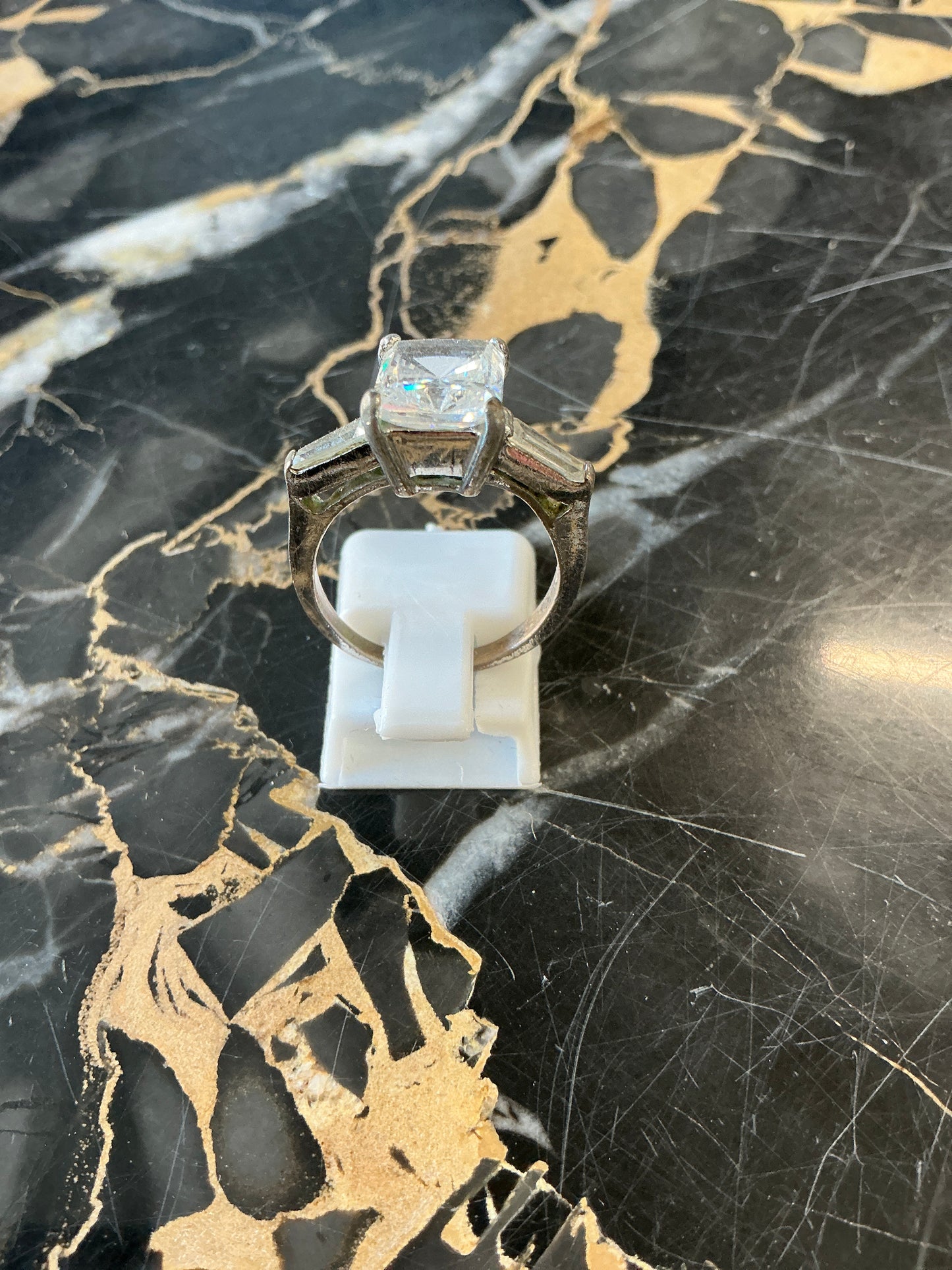 Sterling Silver Cubic Zirconia Ring #RZ102