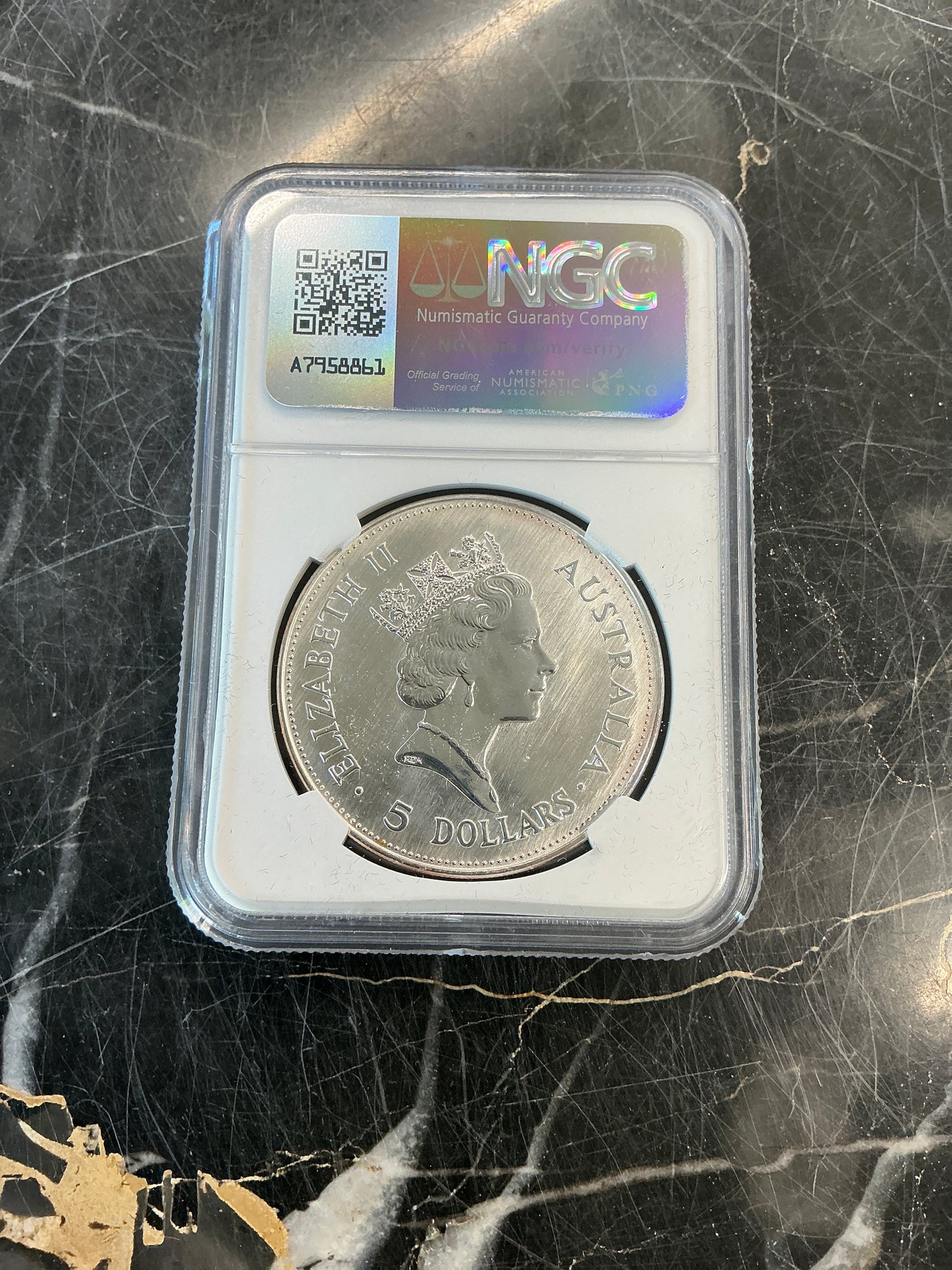 MS68 1990 Australia 1oz Silver Kookaburra