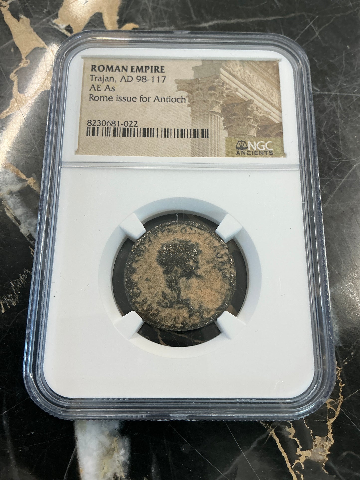 Ancient Coin Roman Empire Trajan, AD 98-117