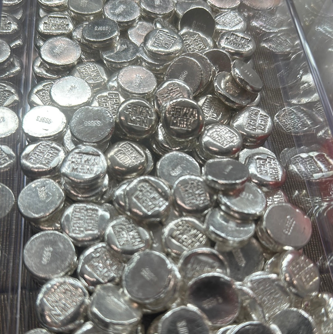 Pawn Man Mini Silver Art Pour .999 SILVER 7 grams (1 per purchase) - Pawn Man Store