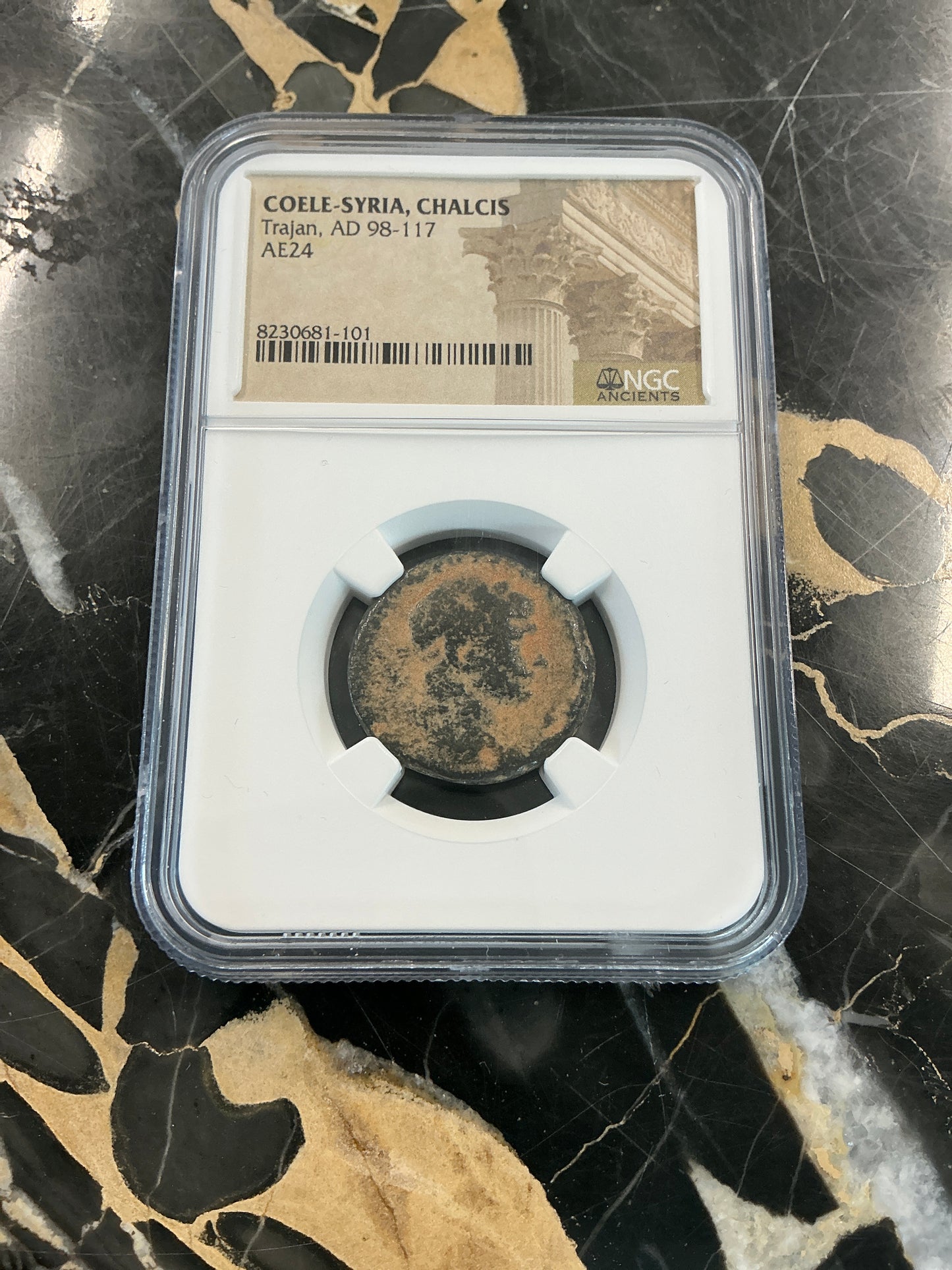 Ancient Coin Coele-Syria, Chalcis, Trajan AD 98-117