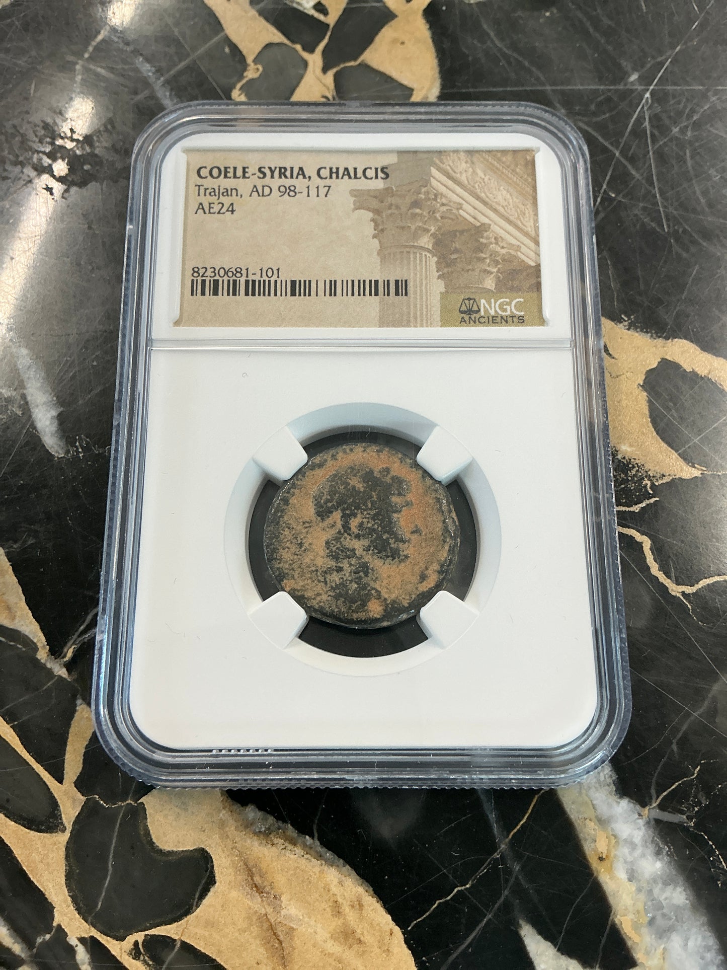 Ancient Coin Coele-Syria, Chalcis, Trajan AD 98-117