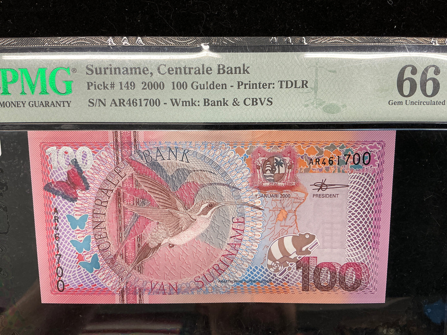 Suriname, Centrale Bank 100 Gulden