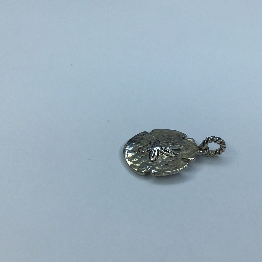 Fine Sterling Silver 925 Designer Signed Sand Dollar pendant - Pawn Man Store