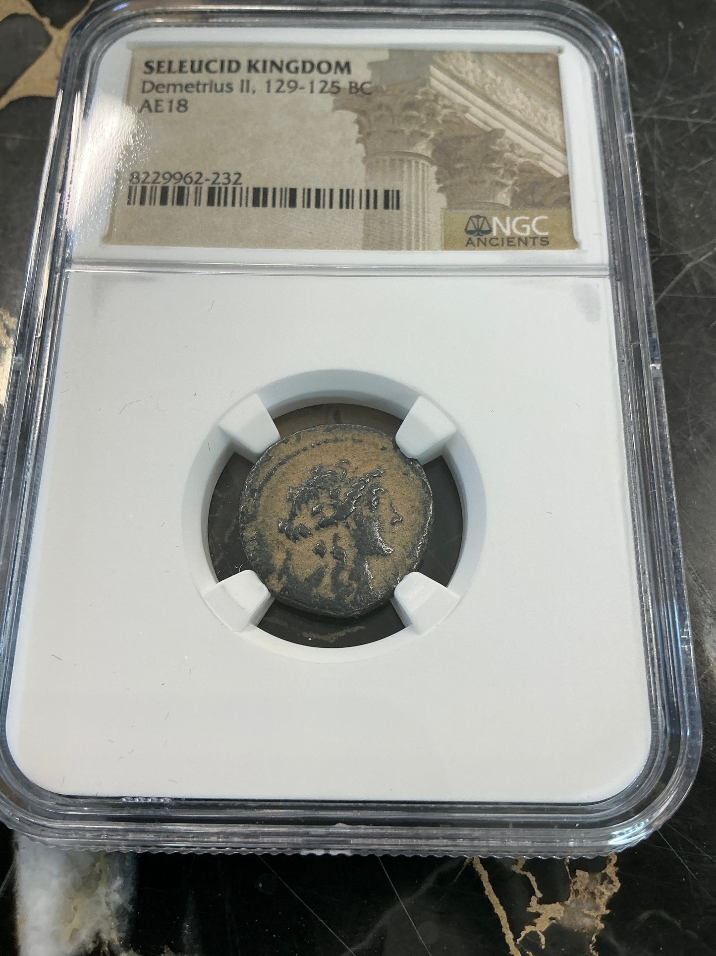 Ancient Coin Seleucid Kingdom Demetrius II, 129-125 BC