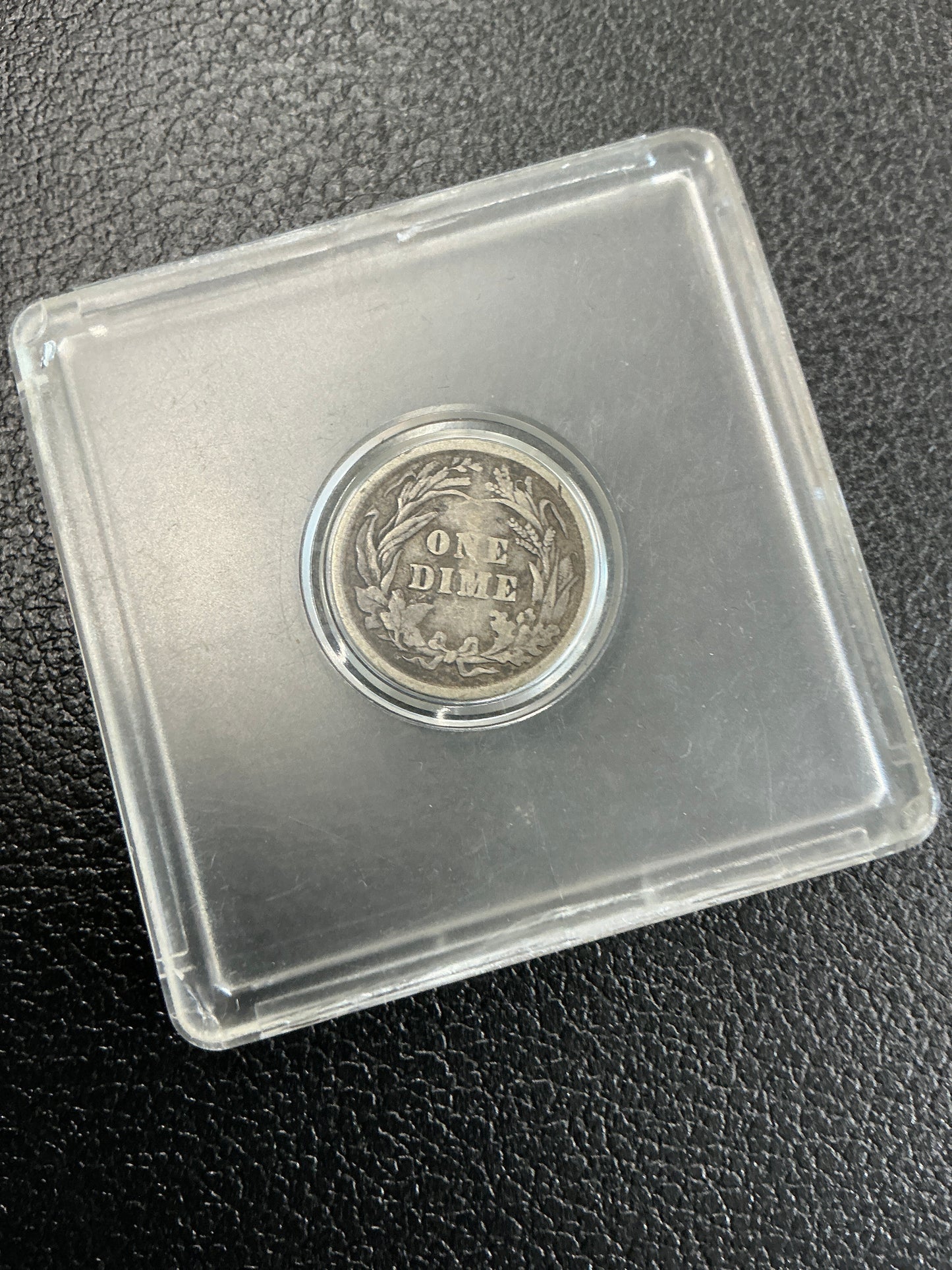 Tiffany Studios New York Counter-Stamped Barber Dime