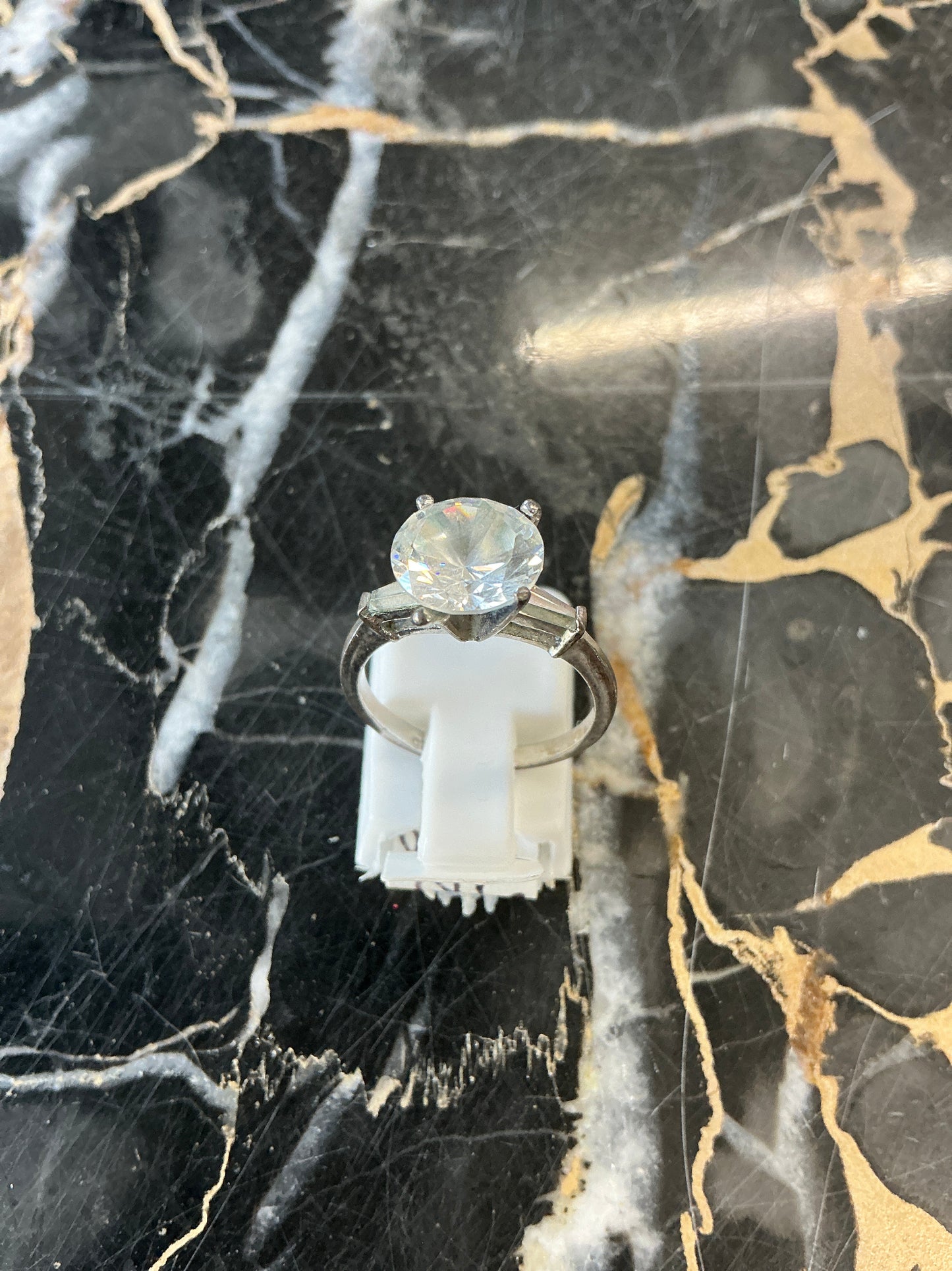Sterling Silver Cubic Zirconia Ring #RZ101