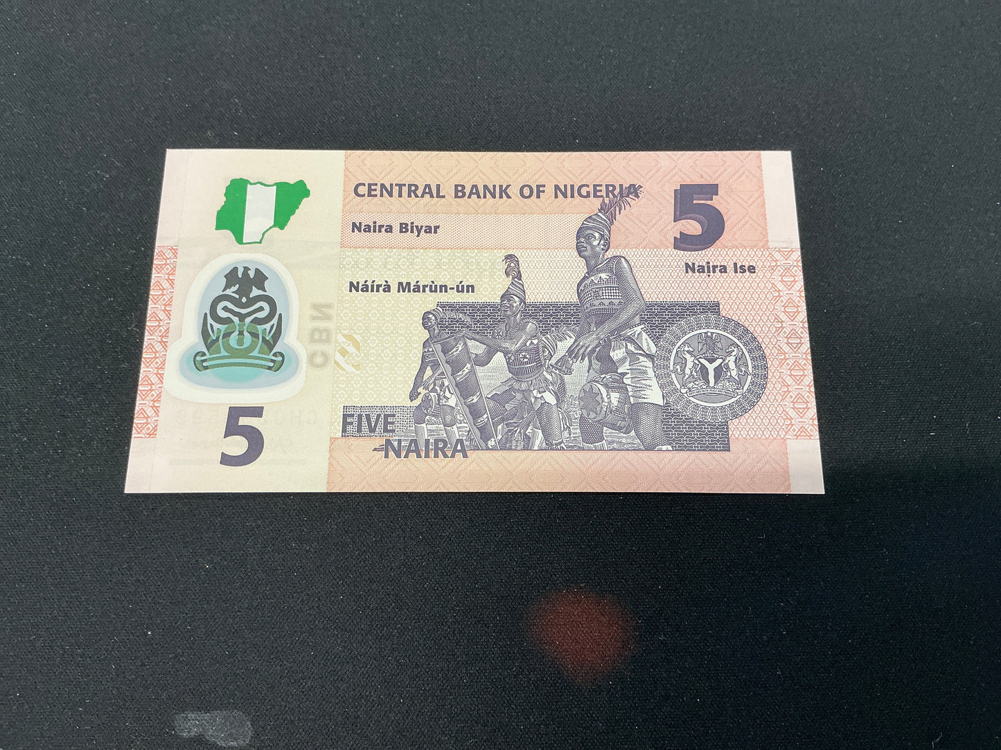 Nigeria 5 Nairas Banknote Uncirculated