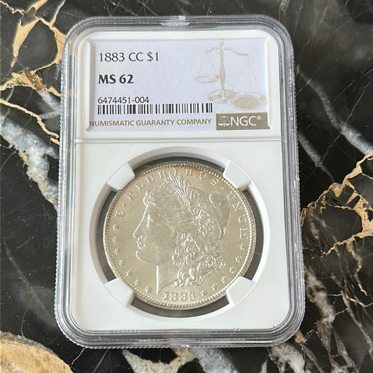 1883 CC $1 MS62 Morgan Silver Dollar