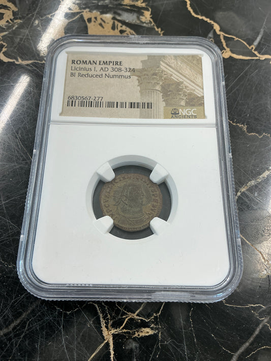 Ancient Coin Roman Empire Licinius I, AD 308-324