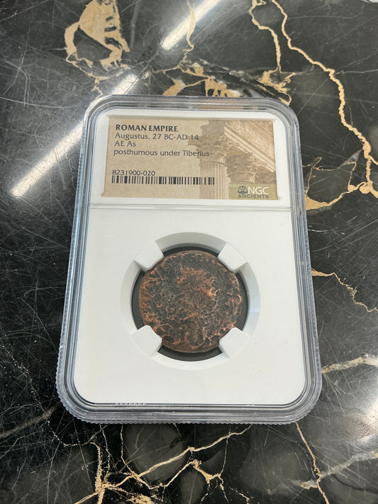 Ancient Coin Roman Empire Augustus, 27 BC-AD 14