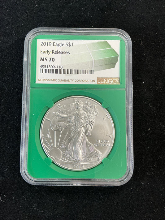 MS70 2019 Silver Eagle