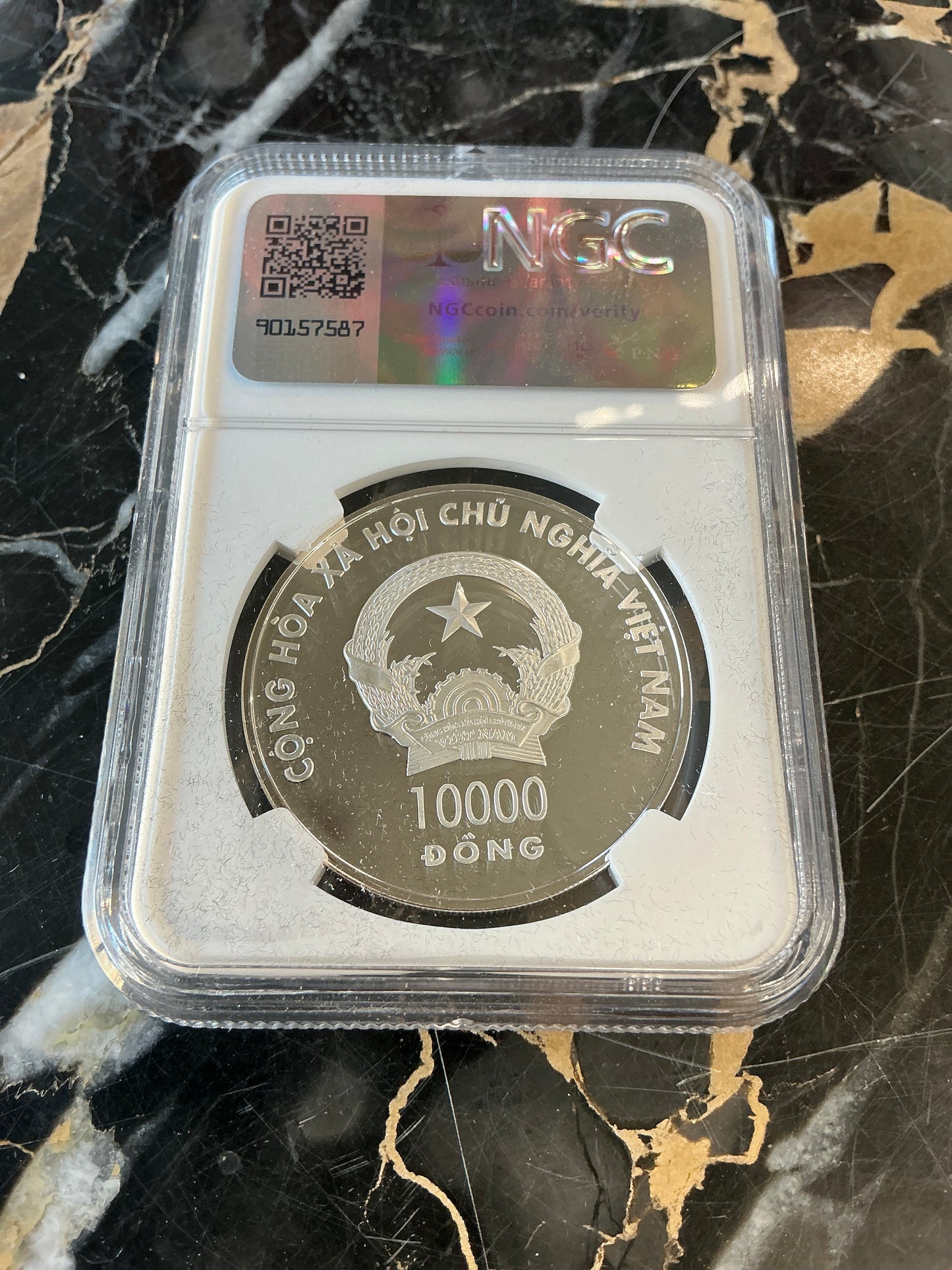 2003 Vietnam S10KD Year of the Goat Hologram PF 69 Ultra Cameo