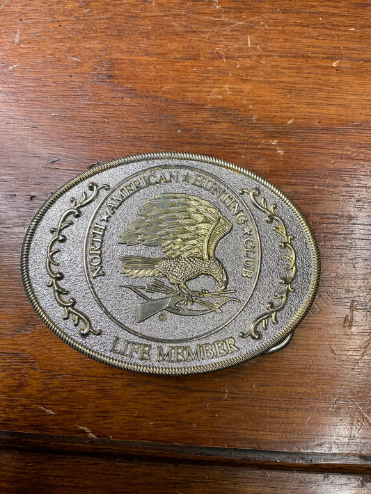 North American Hunting Club Belt Buckle