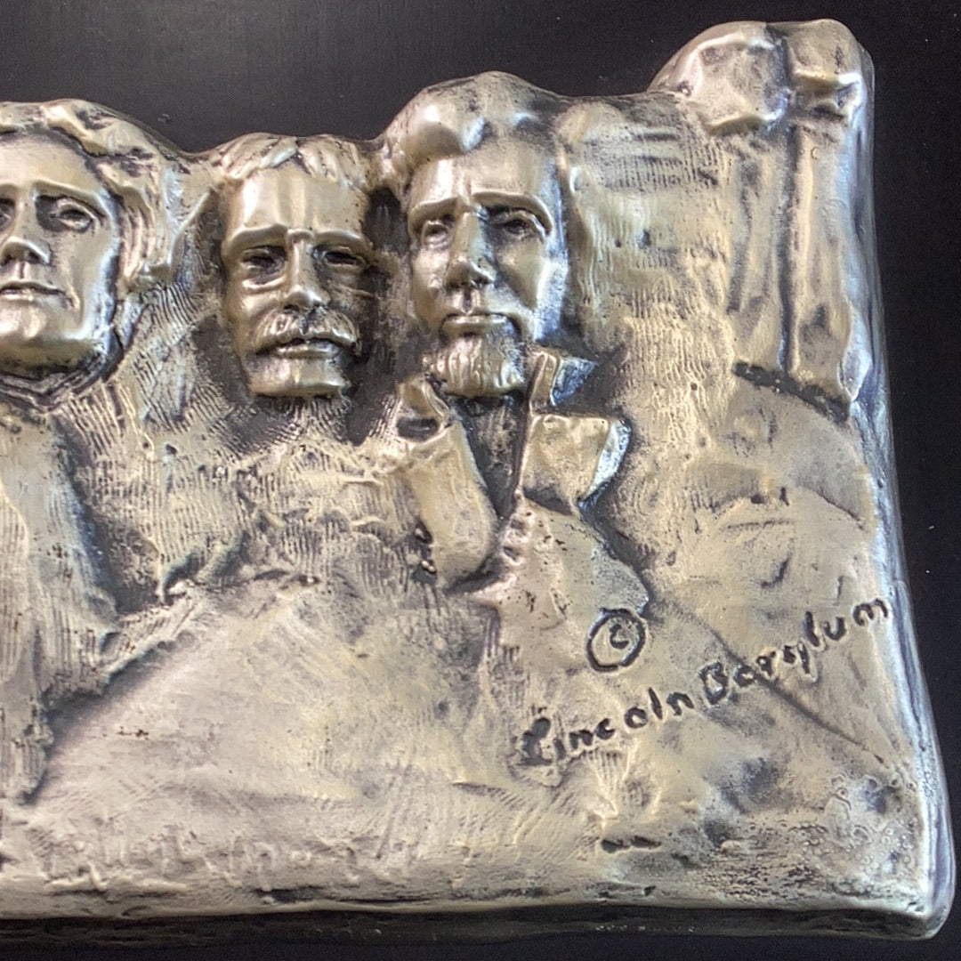 Mount Rushmore by Lincoln Borglum Limited Edition 57/1000 Pure Silver International Numismatic Agency - Pawn Man Store