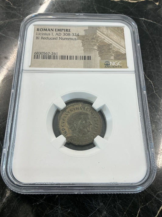 Ancient Coin Roman Empire Licinius I, AD 308-324