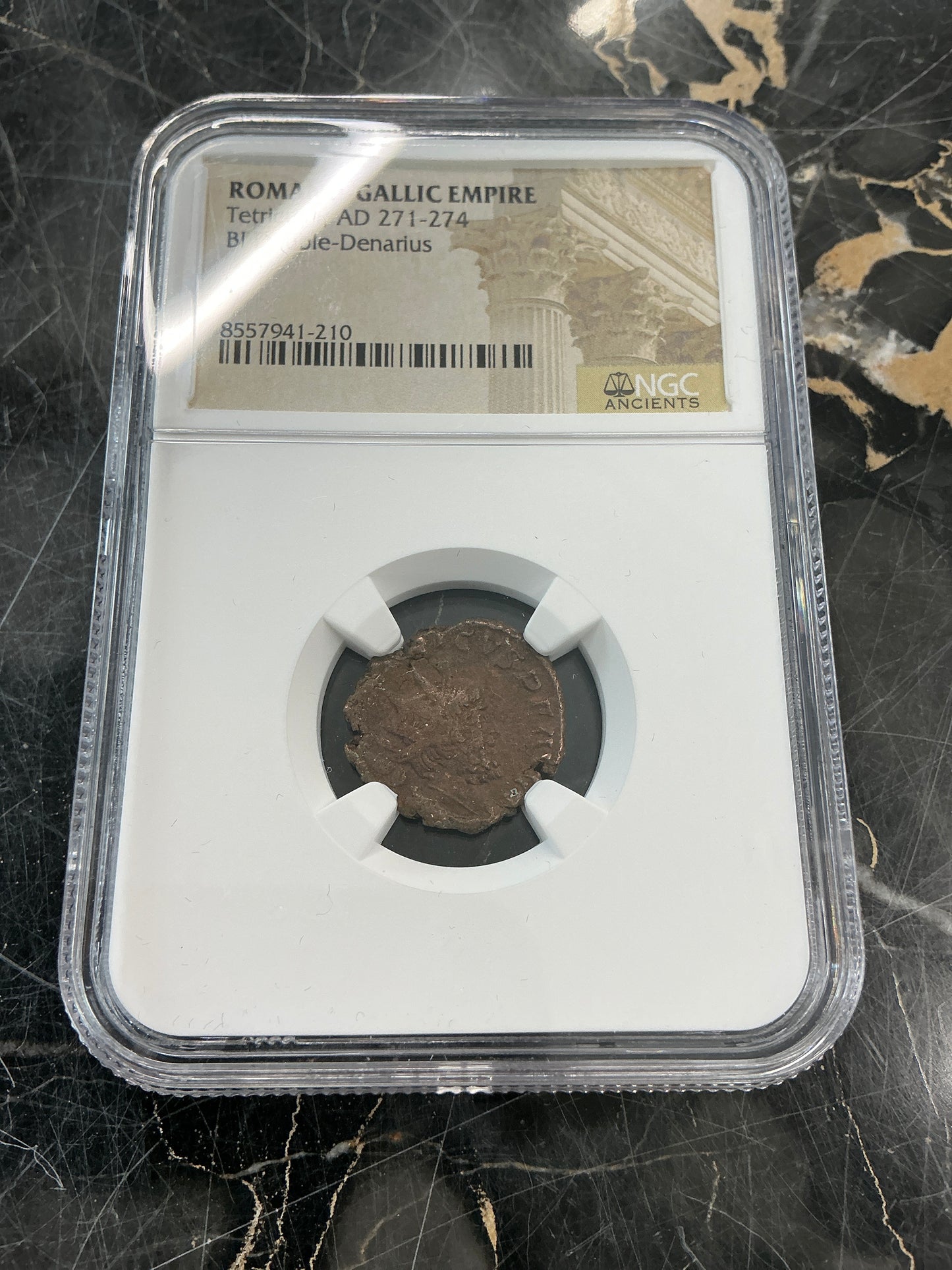 Ancient Coin Romano-Gallic Empire Tetricus I, AD 271-274