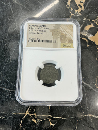 Ancient Coin Roman Empire Crispus, AD 316-326