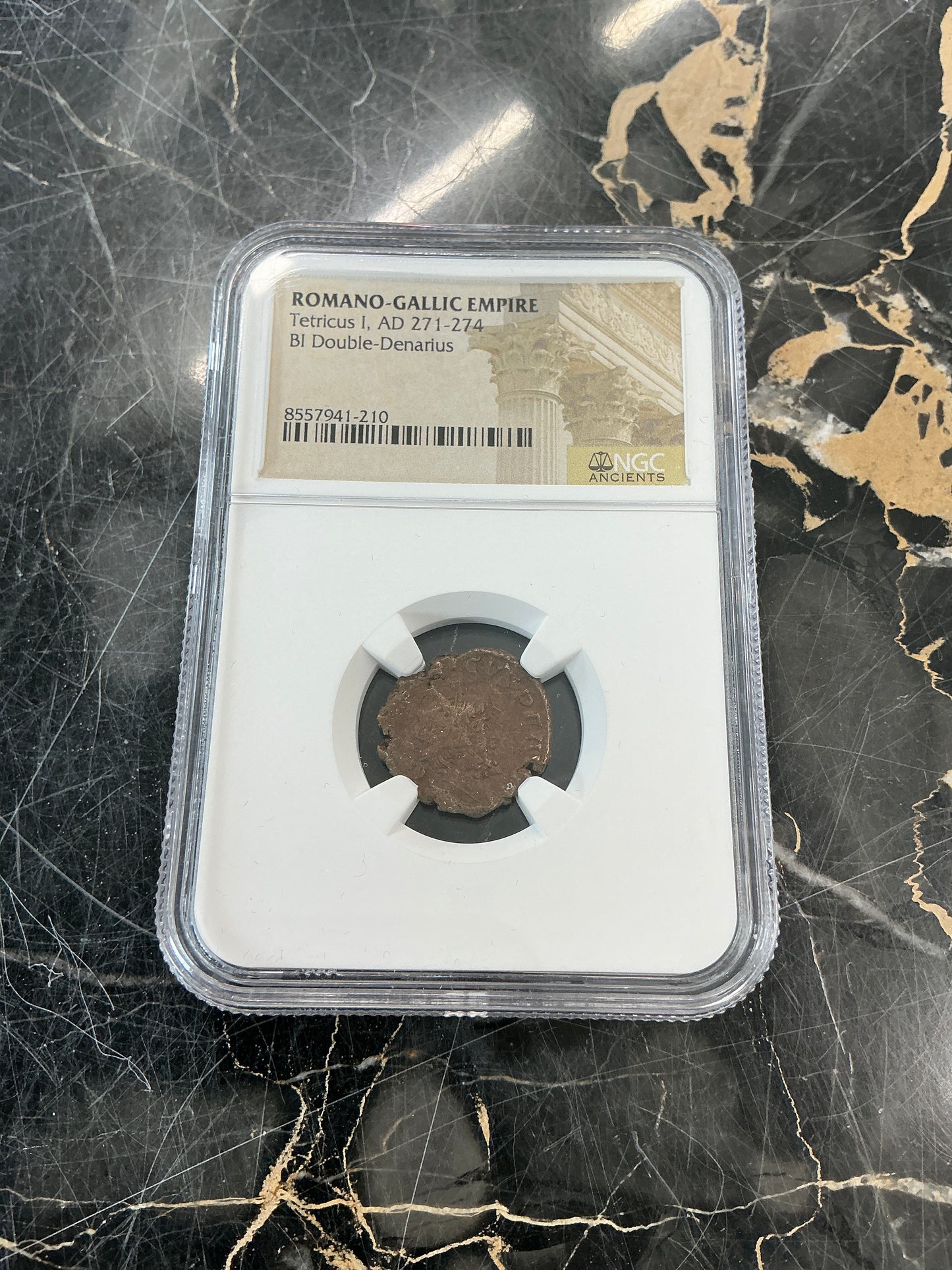 Ancient Coin Romano-Gallic Empire Tetricus I, AD 271-274