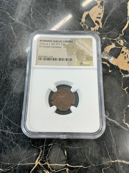 Ancient Coin Romano-Gallic Empire Tetricus I, AD 271-274