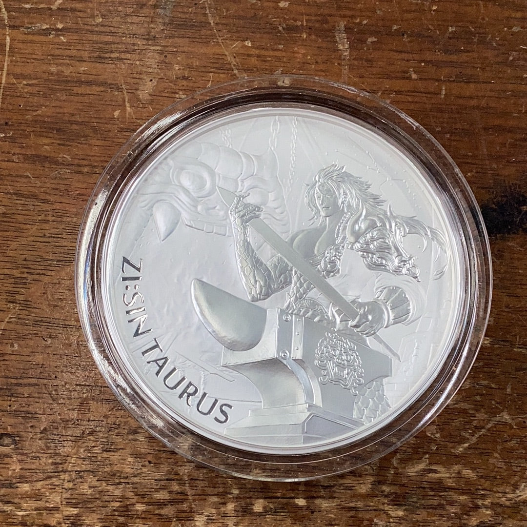 2021 South Korea 10oz ZI:SIN Taurus Silver Medal Coin THE TWELVE GUARDIAN Komsco