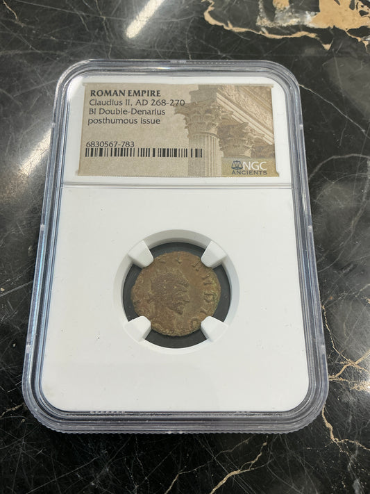Ancient Coin Roman Empire Claudius II, AD 268-270