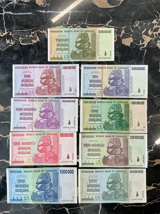 Zimbabwe Hyperinflation Lot