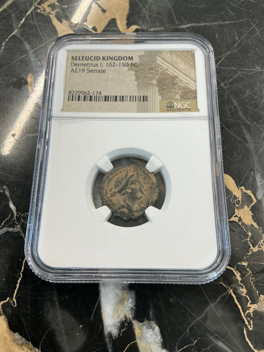 Ancient Coin Seleucid Kingdom Demetrius I, 162-150 BC