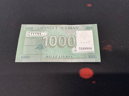 Lebanon 1000 Lira Banknote Uncirculated