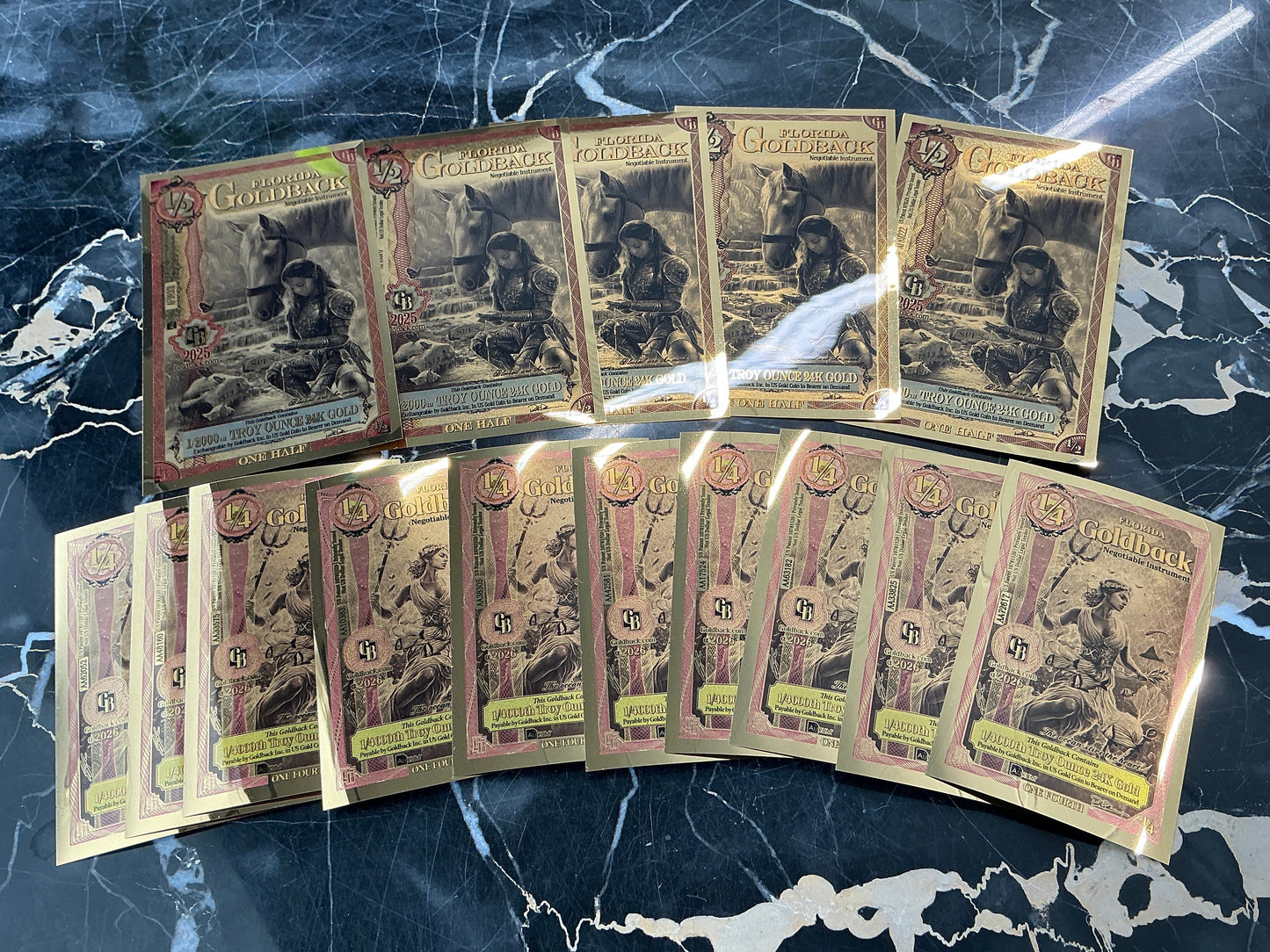 Florida Fractional Goldback Lot