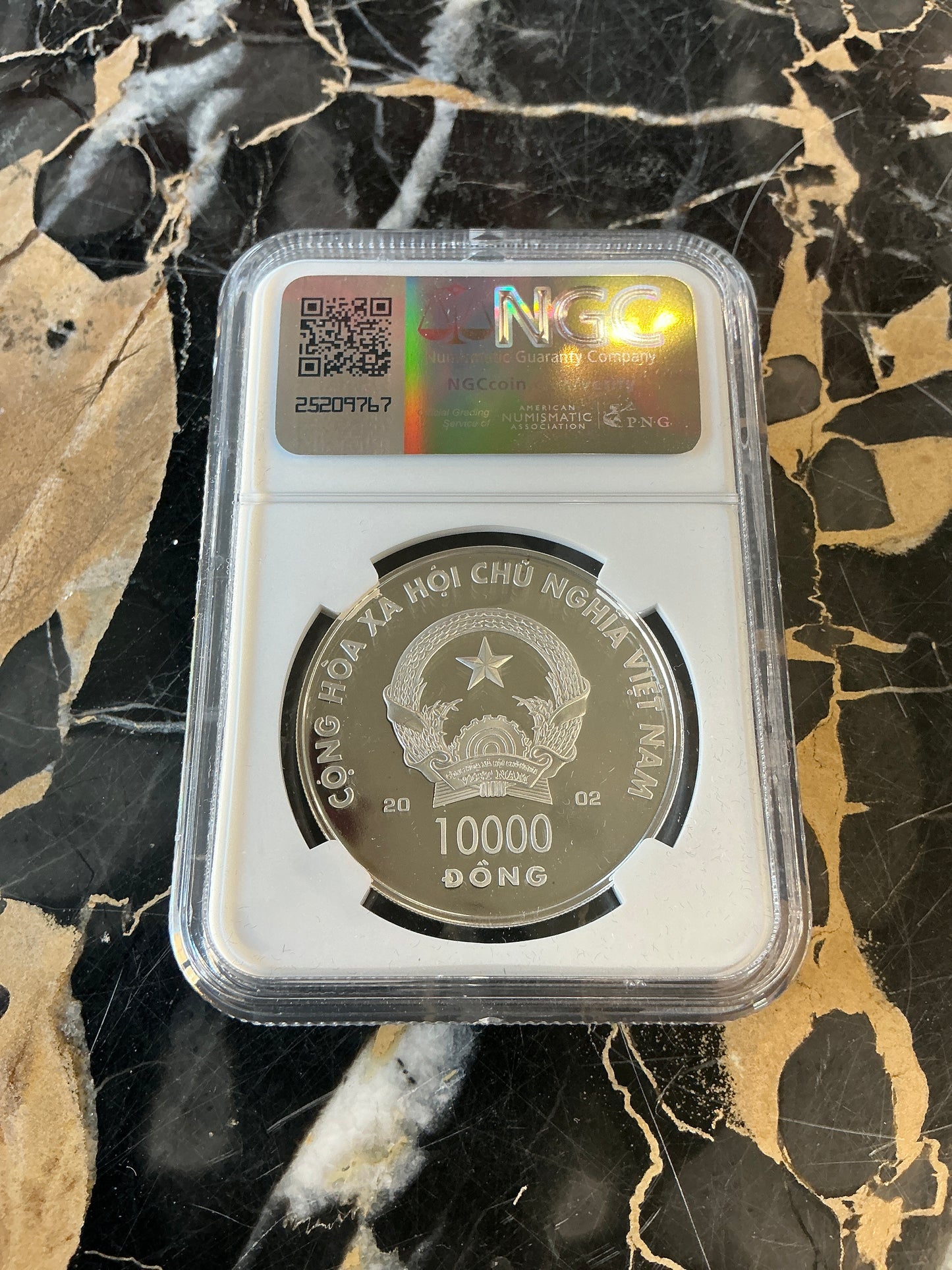 2002 Vietnam S10KD Colorized Proof Details