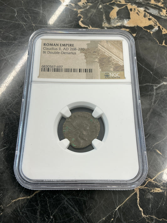 Ancient Coin Roman Empire Claudius II, AD 268-270