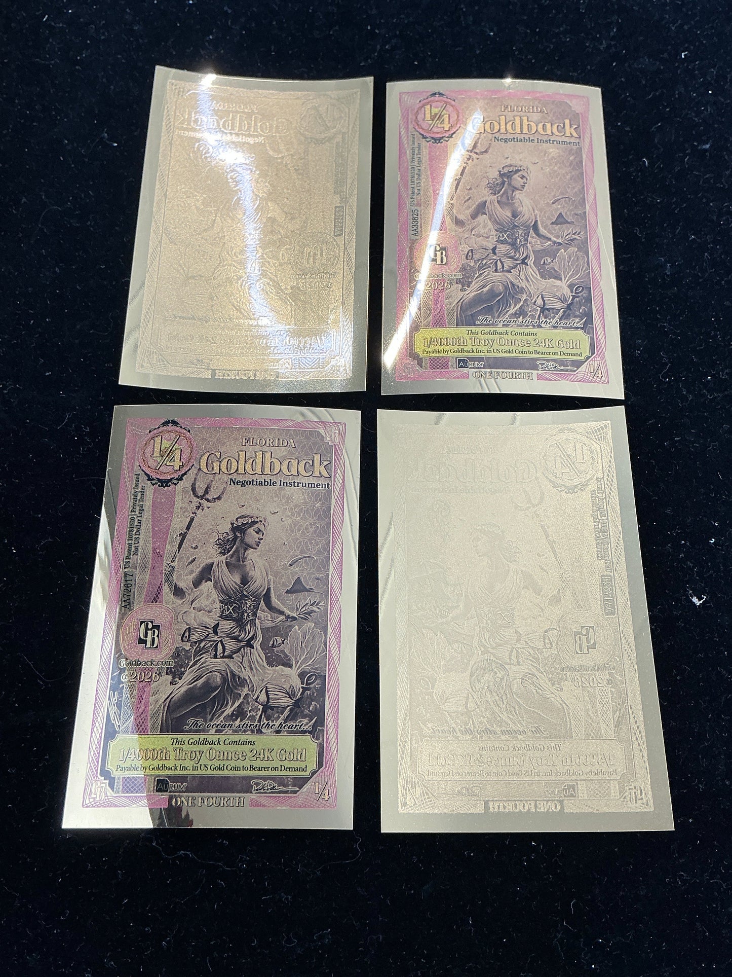 Florida Fractional Goldback Lot