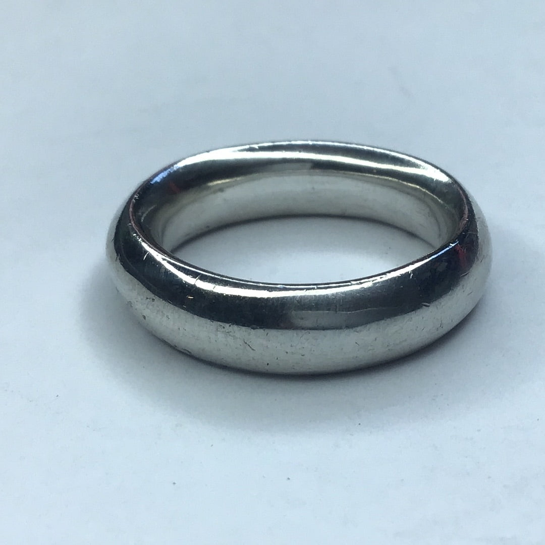 Fine Sterling Silver 925 Thick Heavy 6mm Wide Domed, Comfort Fit Band Style Ring Sz. 7.25