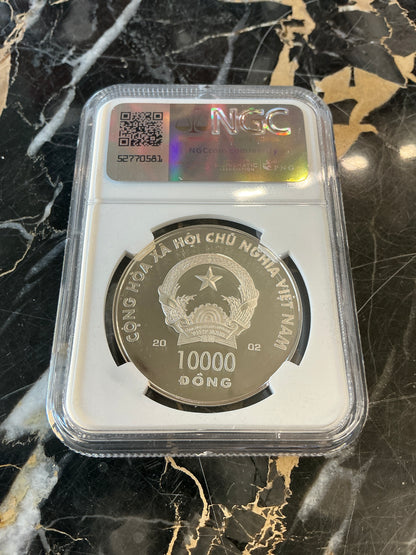 2002 Vietnam S10KD Year of the Horse Hologram PF 67 Ultra Cameo