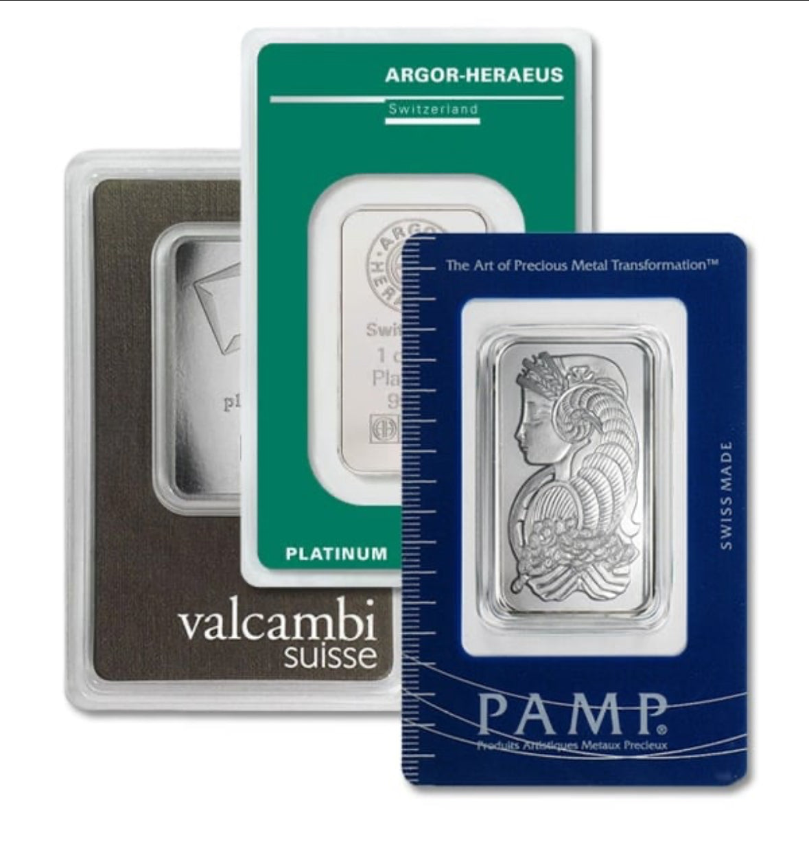 1 oz Platinum Bar (Carded)