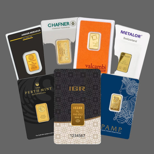5 Gram Gold Bar (Brand Varies)