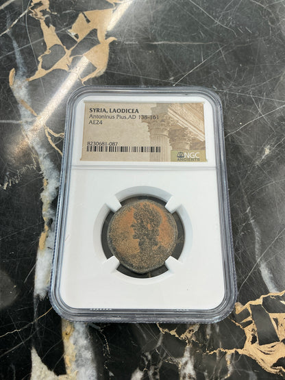 Ancient Coin Syria, Laodicea, Antoninus Pius AD 138-161