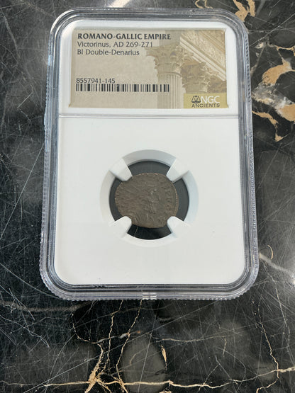 Ancient Coin Romano-Gallic Empire Victorinus, AD 269-271