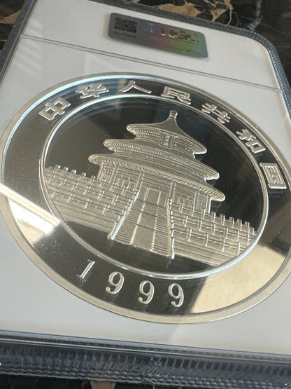 1999 1 Kilo .999 Silver Panda (CHINA) PF69-Ultra Cameo