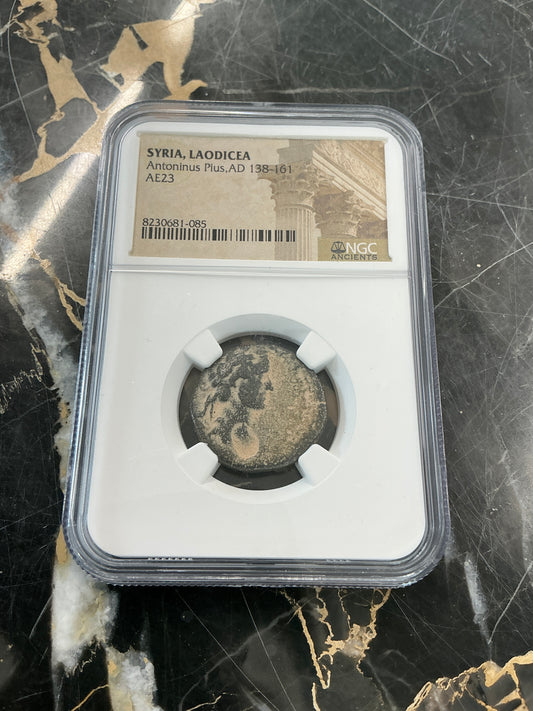 Ancient Coin Syria, Laodicea, Antoninus Pius AD 138-161
