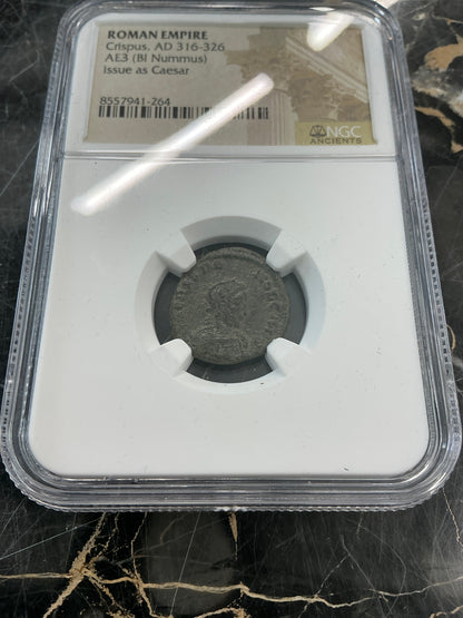 Ancient Coin Roman Empire Crispus, AD 316-326