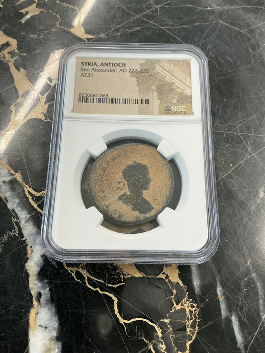 Ancient Coin Syria, Antioch, Sev. Alexander, AD 222-235