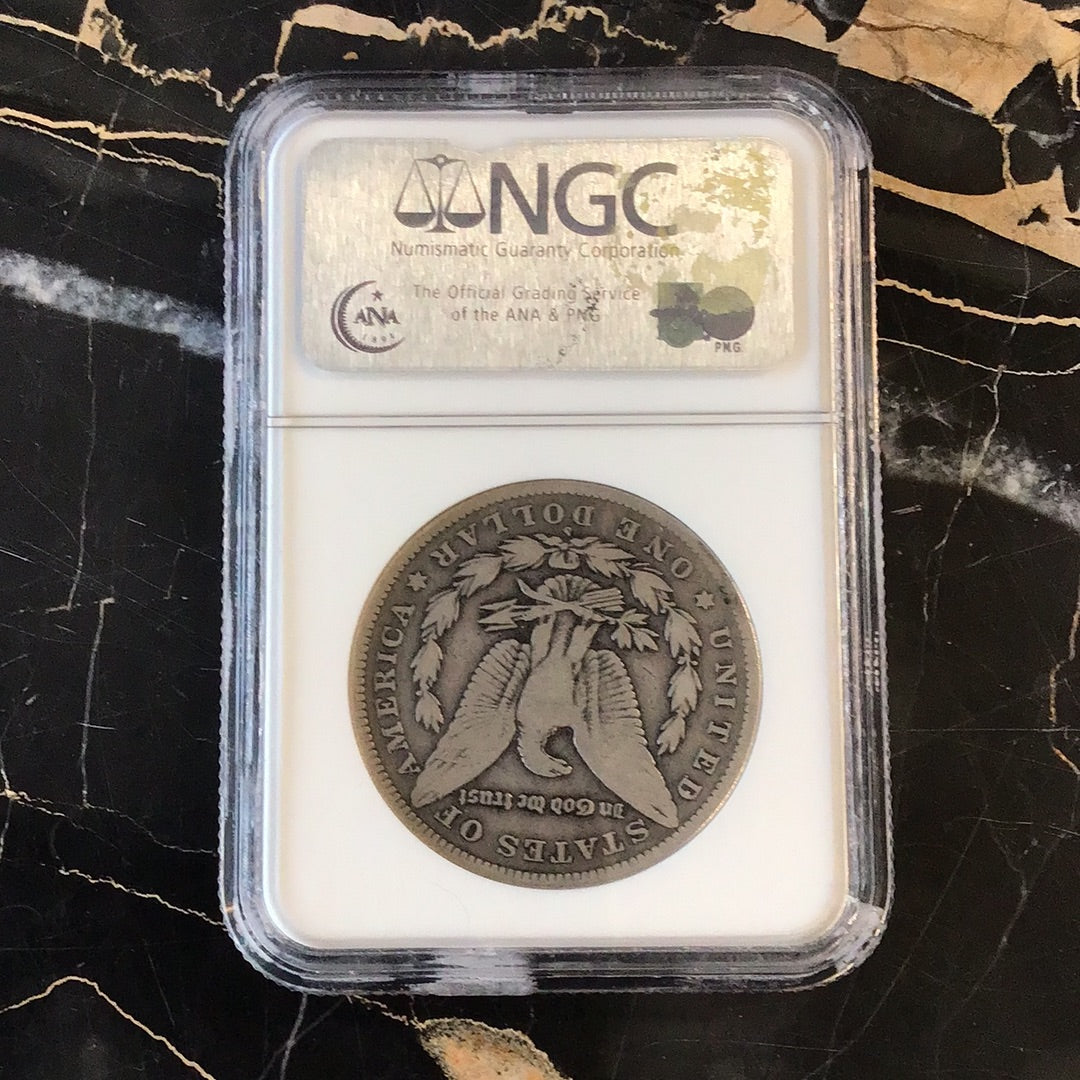 NGC 1895 S S$1 CAC G 6 Morgan Silver Dollar