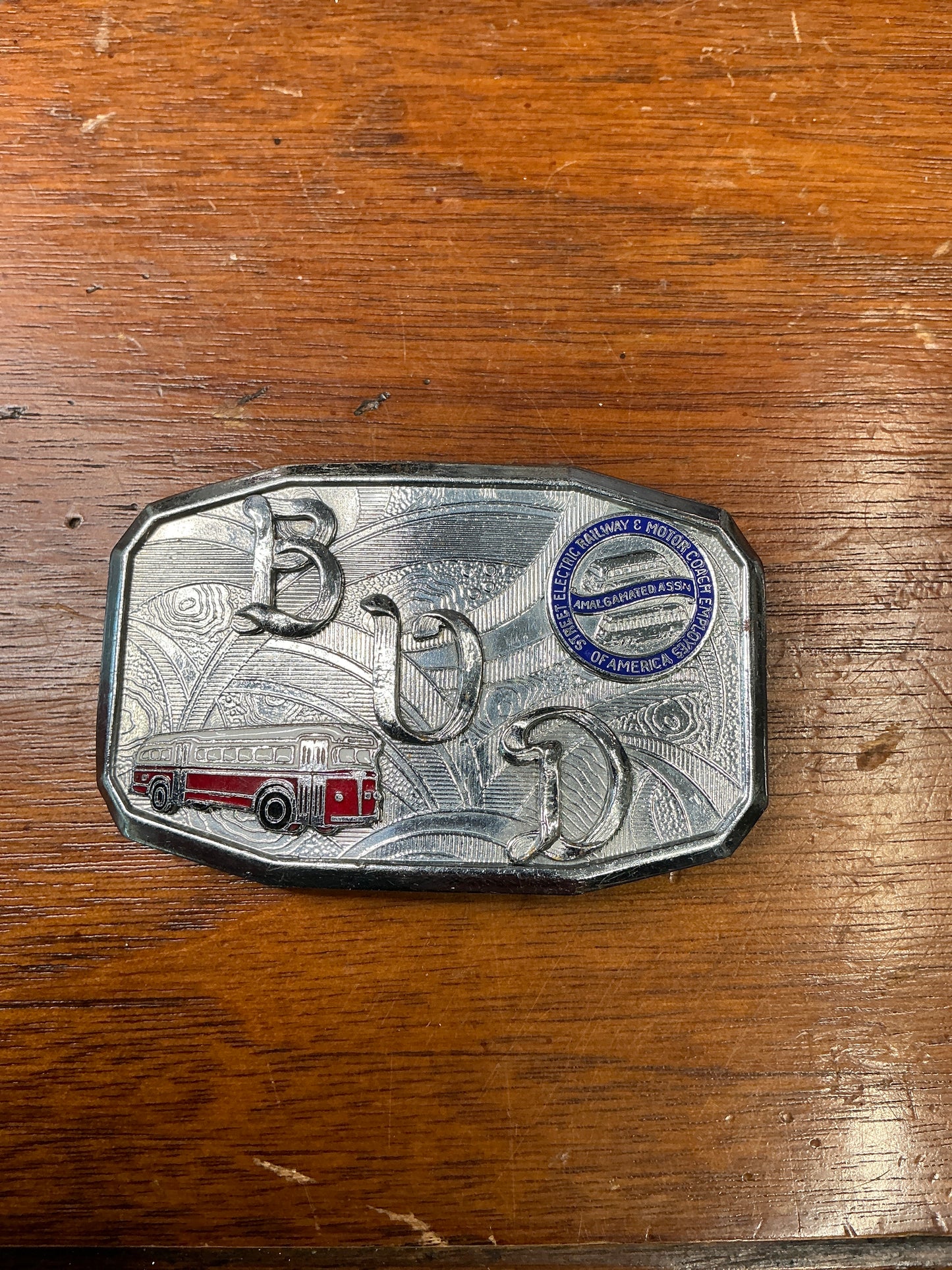 Amalgamated Association of Street, Electric Railway and Motor Coach Employees of America Belt Buckle