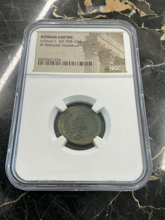 Ancient Coin Roman Empire Licinius I, AD 308-324