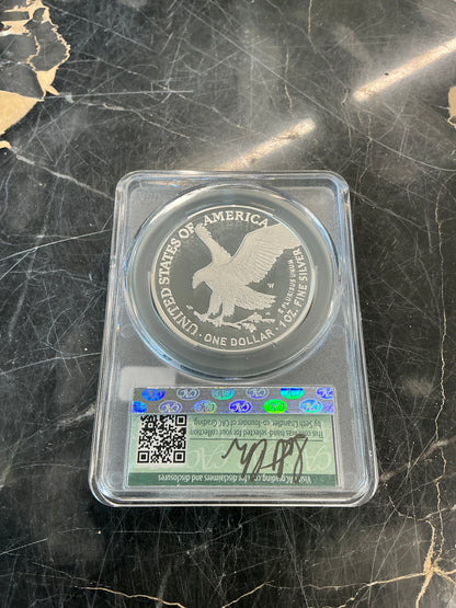 CAC PR70DCAM Silver Eagle