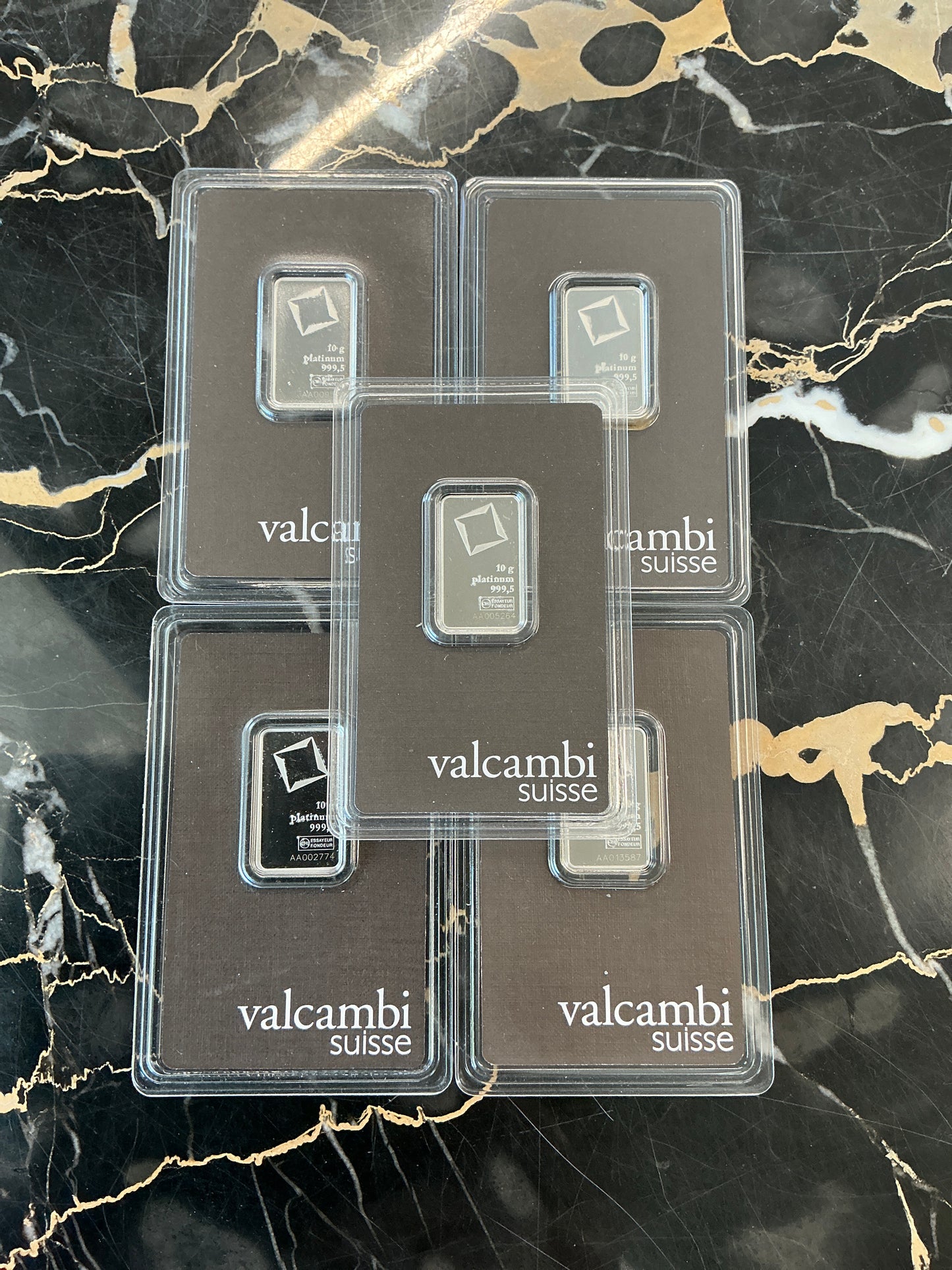 10 Gram Platinum Valcambi (Carded)