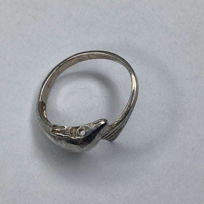 Sterling Silver Dolphin Ring sz. 6.5